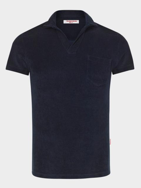 ORLEBAR BROWN Men's Cotton Terry Polo Shirt