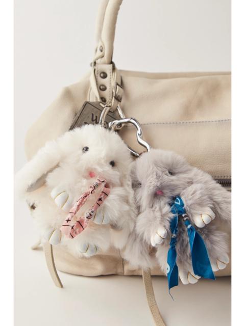 FREE PEOPLE Fluffy Rabbit Bag Charm