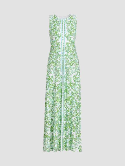 Lilly Pulitzer Women's Ellison Printed Knit Maxi Dress - Resort White Sol Mates