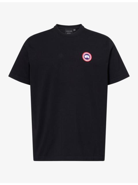 Canada Goose Ocra Logo-Patch Cotton T-Shirt