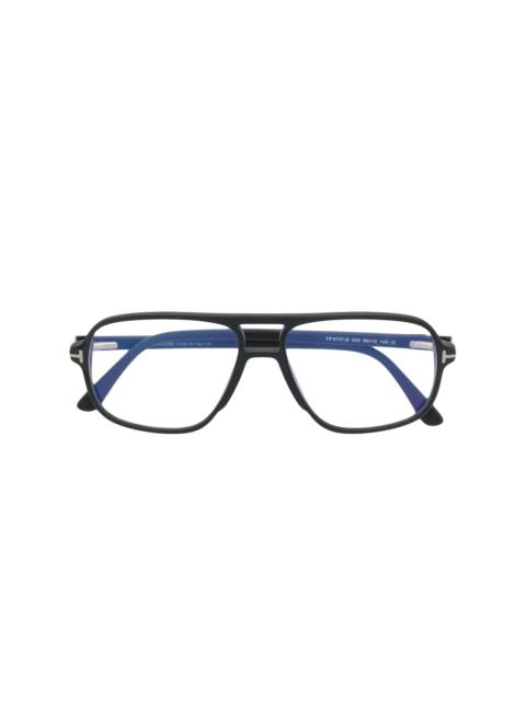 TOM FORD FT5737-B pilot-frame glasses