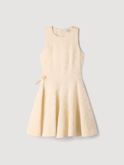 Sandro MINI FLORAL JACQUARD DRESS