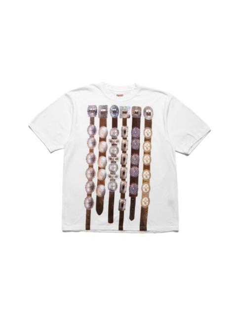 Kapital 20/- Jersey Crew T (Curtain Concho) - White