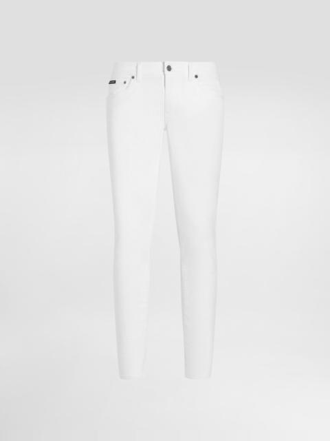 Dolce & Gabbana White skinny stretch jeans