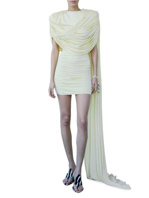 THE NEW ARRIVALS ILKYAZ OZEL Women's Khara Sculped Jersey Minidress - Butter