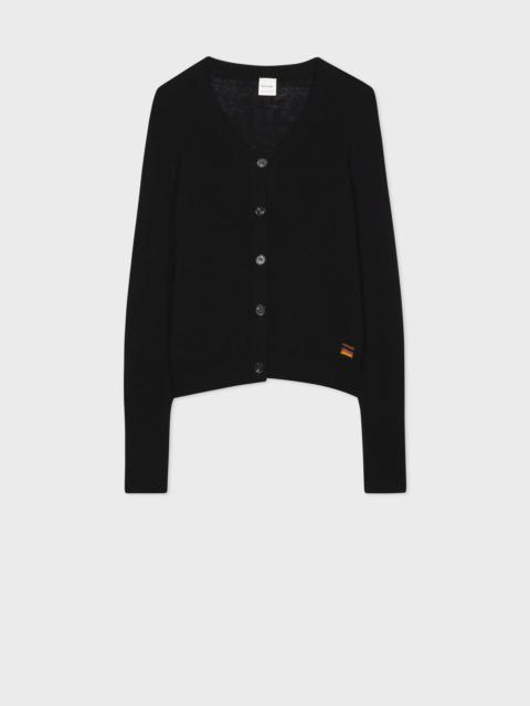 Paul Smith Black Cashmere Button Through Cardigan