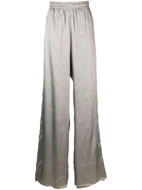 VETEMENTS gradient wide-leg trousers
