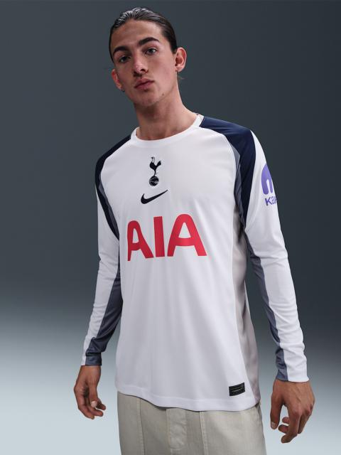 Nike Tottenham Hotspur 2025/26 Stadium Home Men's Nike Dri-FIT Soccer Replica Long-Sleeve Jersey