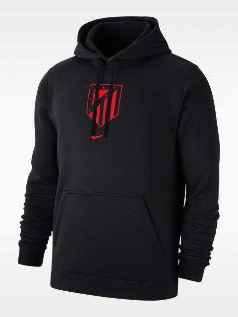 Nike Atlético Madrid Club Men's Nike Soccer Fleece Pullover Hoodie