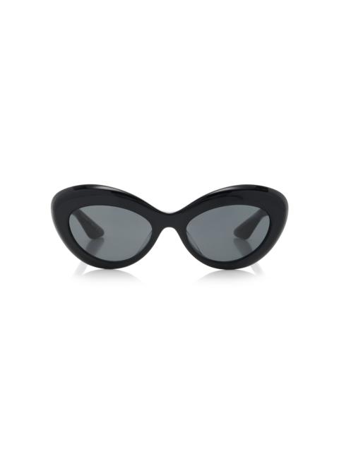 KHAITE x Oliver Peoples 1968C Cat-Eye Acetate Sunglasses black