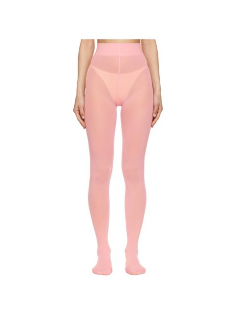 Wolford Pink Velvet de Luxe 66 Tights