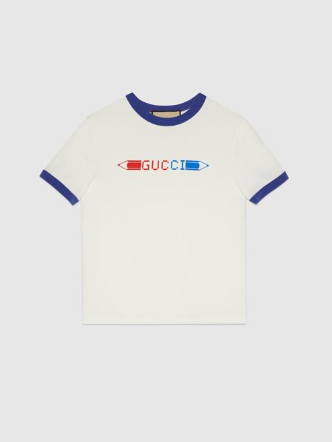 GUCCI Cotton jersey printed T-shirt