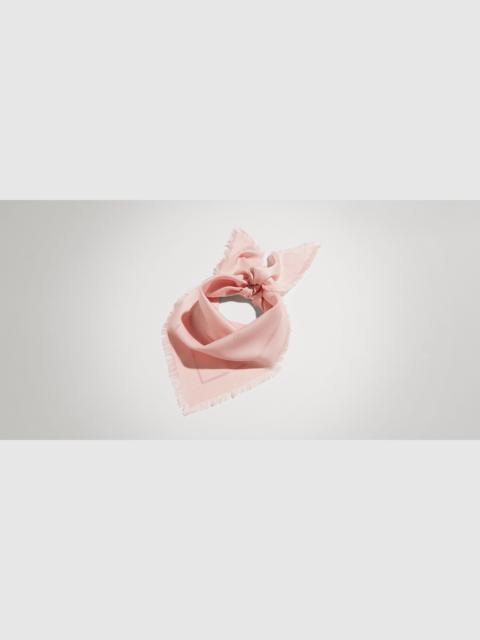 GUCCI Double G silk wool shawl