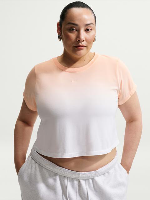 Nike Nike Sportswear Chill Knit Women's Slim Cropped T-Shirt (Plus Size)