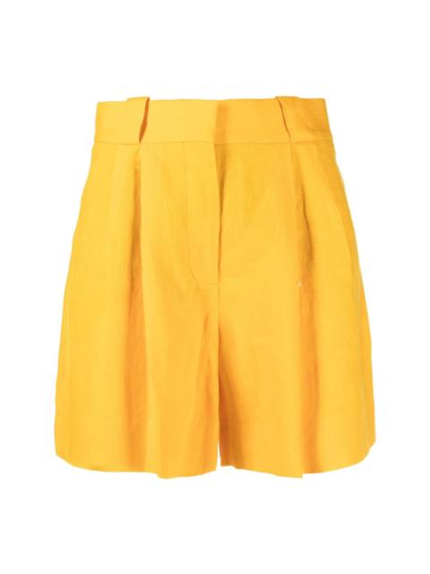 BLAZÉ MILANO high-waist pleat shorts