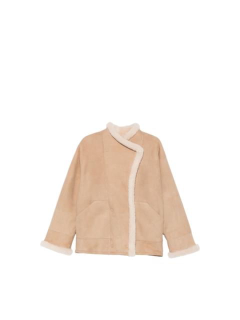 CLOSED Shearling double-breasted jacket