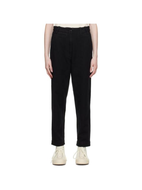 MARGARET HOWELL Black Tapered Trousers