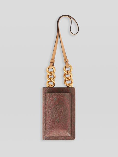 Etro PAISLEY PHONE HOLDER WITH CHAIN