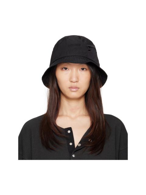 JACQUEMUS Black 'The Nylon' Bucket Hat