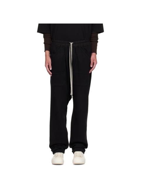 Rick Owens DRKSHDW Black Tower Classic Drawstring Cargo Pants
