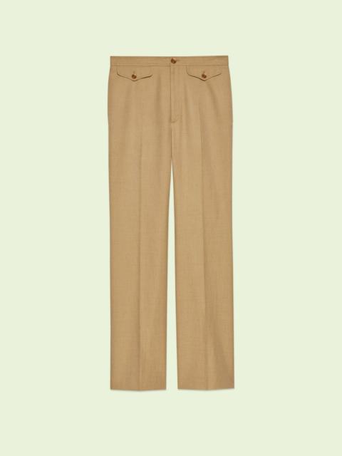 GUCCI Viscose linen pant