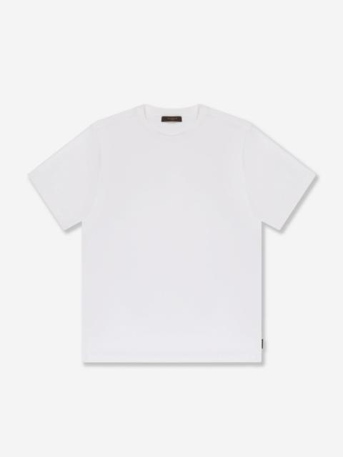 SLOWEAR Slim fit cotton and silk jersey T-shirt