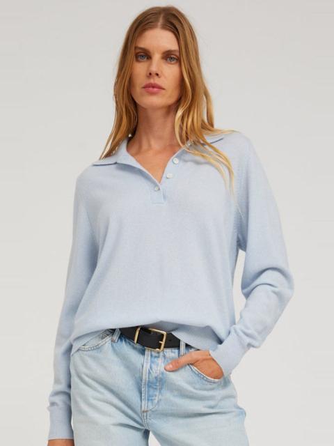 SPRWMN CASHMERE POLO SWEATER