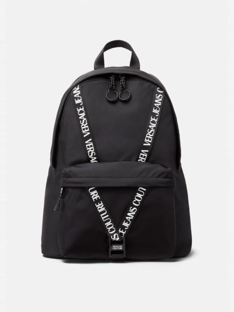 VERSACE JEANS COUTURE V-Webbing Logo Backpack