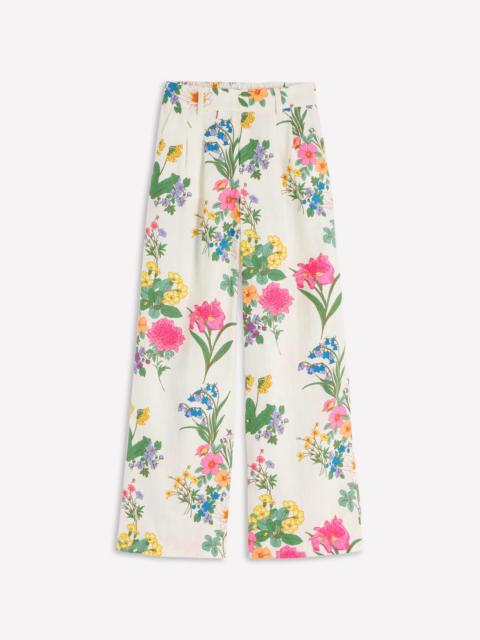 BODEN Kensington Linen Pants-Ivory, Delicate Blossom