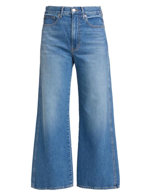 VERONICA BEARD Women's Taylor High-Rise Wide-Leg Crop Jeans - French Kiss