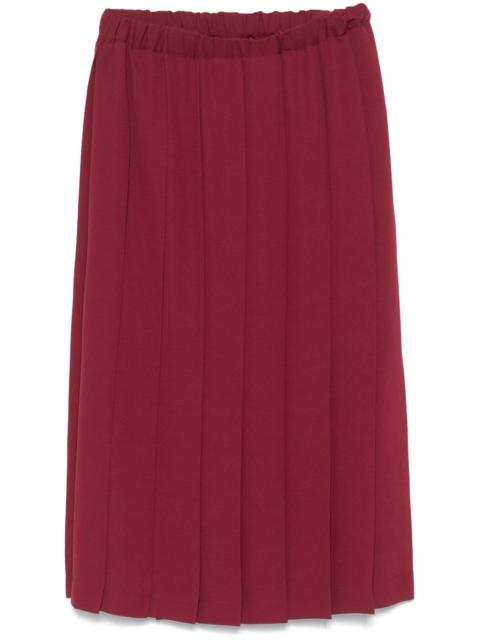 Comme des Garçons Comme des Garçons pleated midi skirt