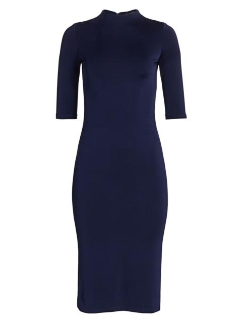 Alice + Olivia Women's Delora Knit Bodycon Dress - Navy