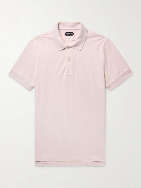 Garment-Dyed Cotton-Piqué Polo Shirt