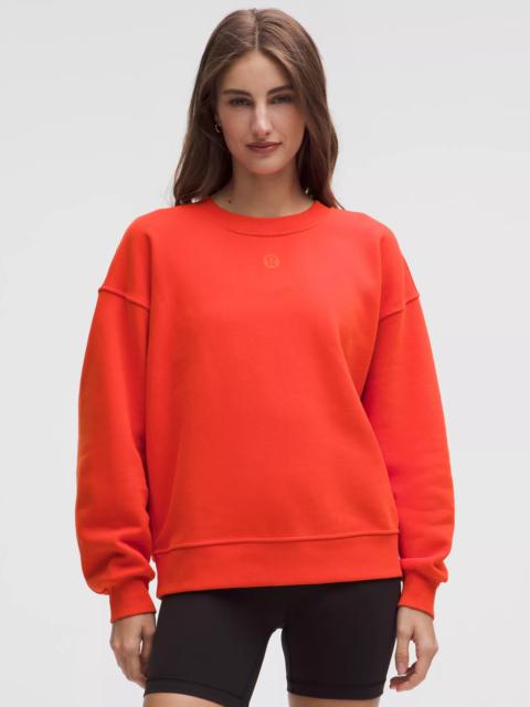 lululemon Perfectly Oversized Fleece Crew *Logo