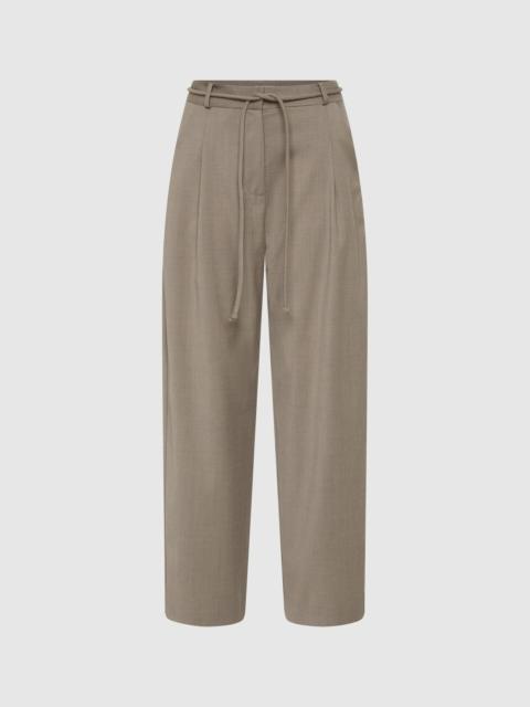 ST. AGNI Tailored Barrel Pants - Light Taupe