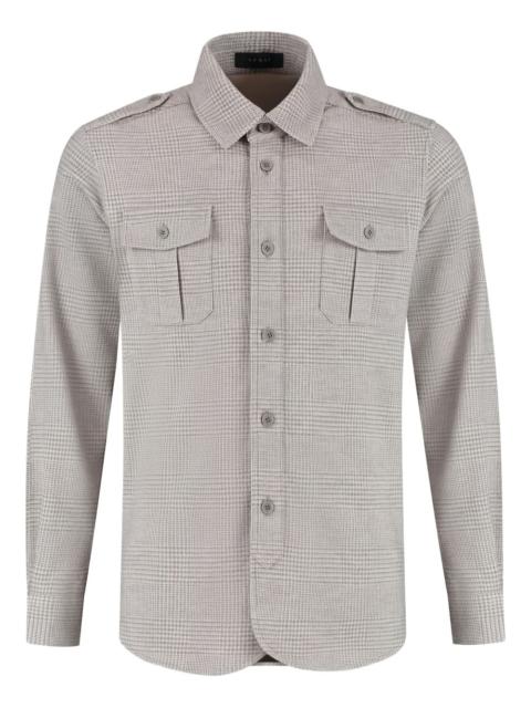 SEASE checked shirt jacket