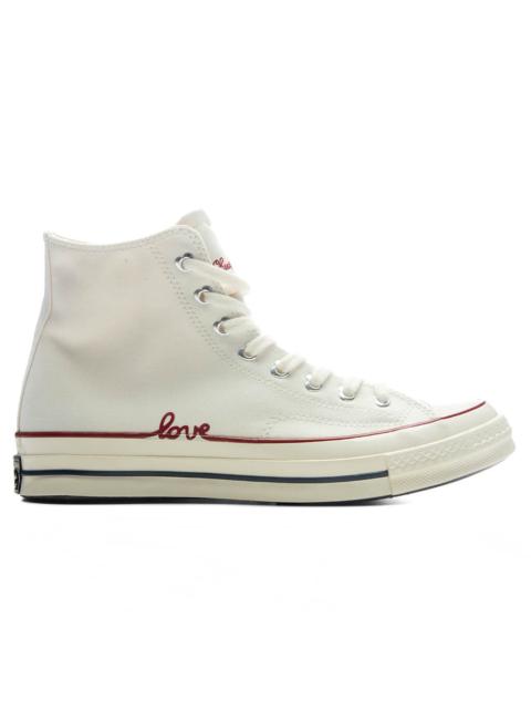 Converse CHUCK 70 HI 'VALENTINE'S DAY' - VINTAGE WHITE/EGRET