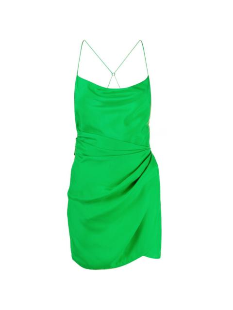 GAUGE81 scoop-neck gathered minidress