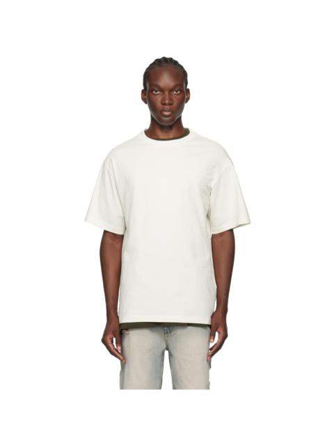 We11done Off-White Pearl Bear T-Shirt