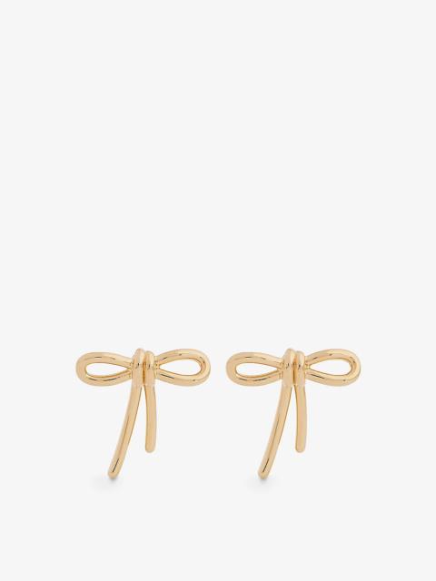 Valentino Bow brass earrings