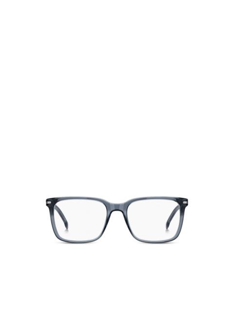 BOSS square-frame glasses