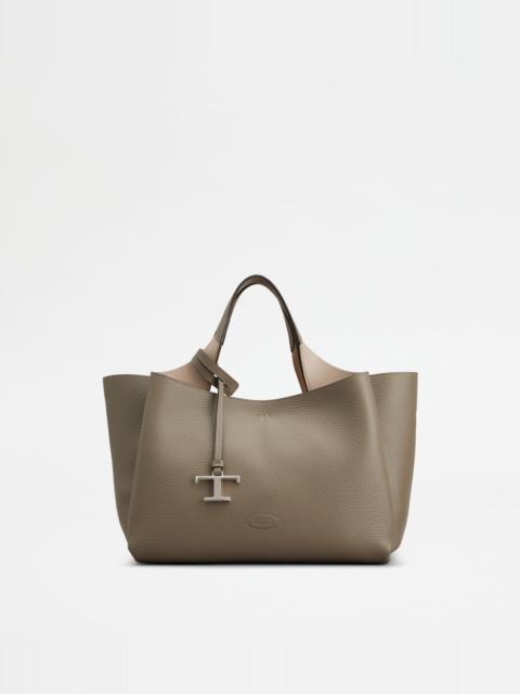 Tod's BAG IN LEATHER MINI - GREY