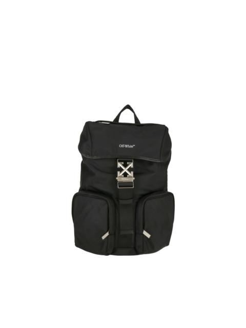 Off-White logo buckle backpack