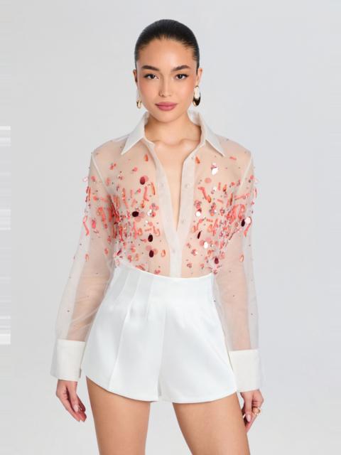 RETROFÊTE IVEE EMBROIDERED BLOUSE