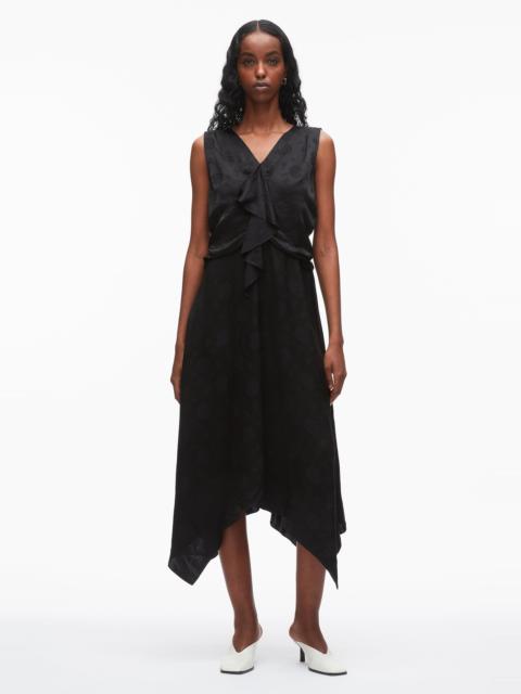 3.1 Phillip Lim Floral Jacquard Draped Handkerchief Dress