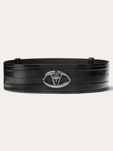 Valentino THE BOLD EDITION VLOGO EEL BELT 60 MM