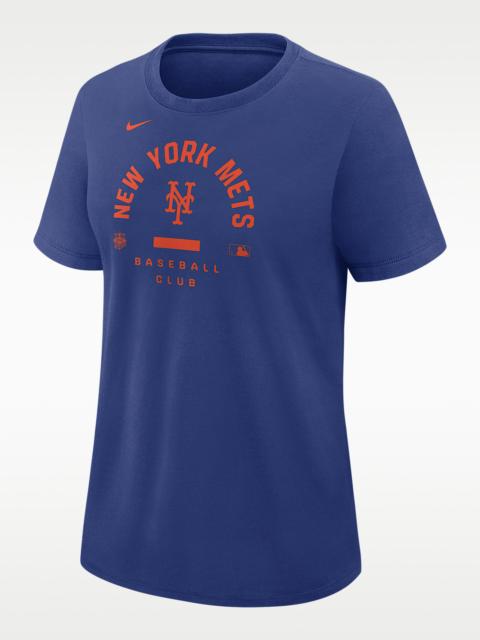 Nike New York Mets Authentic Collection Early Work Women's Nike Dri-FIT MLB T-Shirt