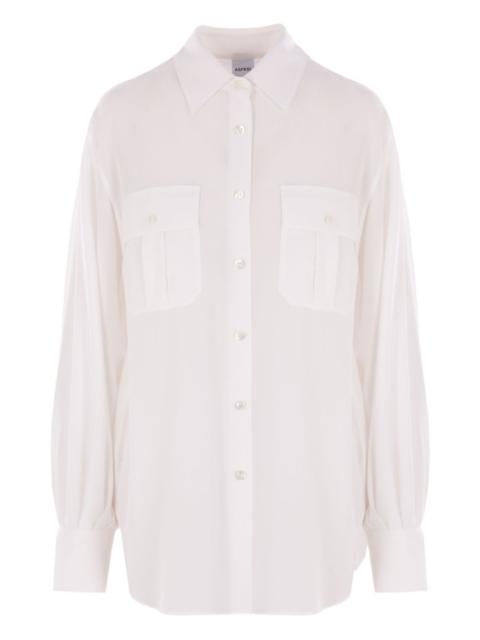 Aspesi patch-pockets button-up shirt