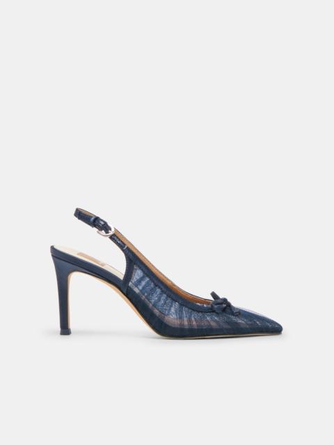 dolce vita YELA HEELS NAVY TULLE