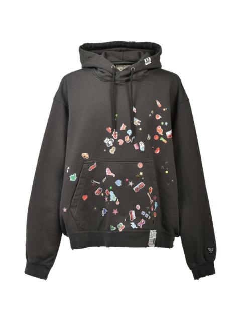 Maison MIHARAYASUHIRO Stickers hoodie